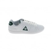 Boutique de Le Coq Sportif Courtone Blanc Vert Blanc - Chaussures Basket Homme